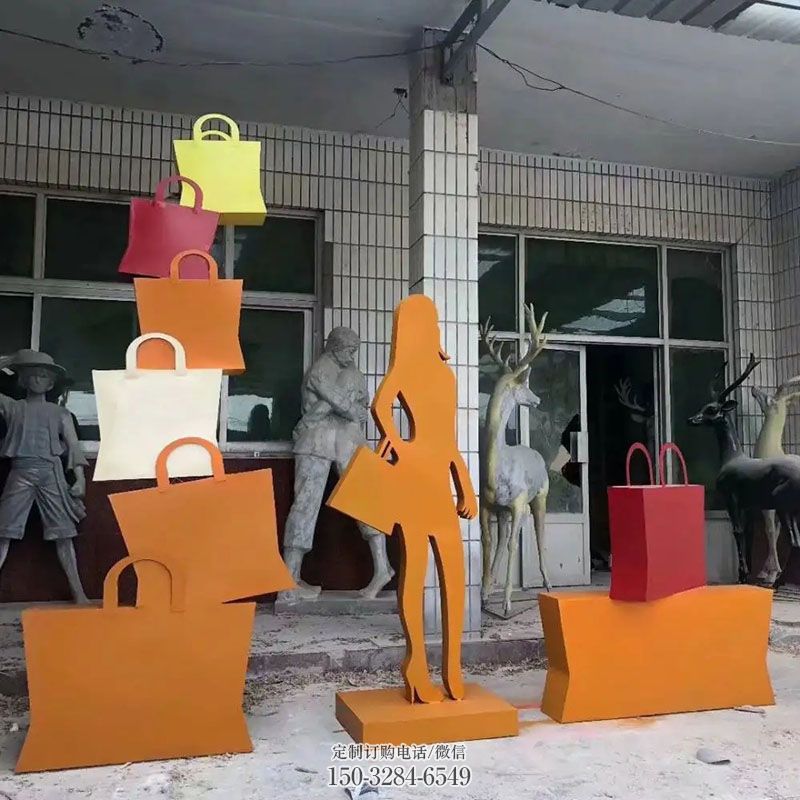 房地产购物人雕塑精品,标识雕塑,小区不锈钢购物人雕塑供给 房地产购物人雕塑精品,标识雕塑,小区不锈钢购物人雕塑供给