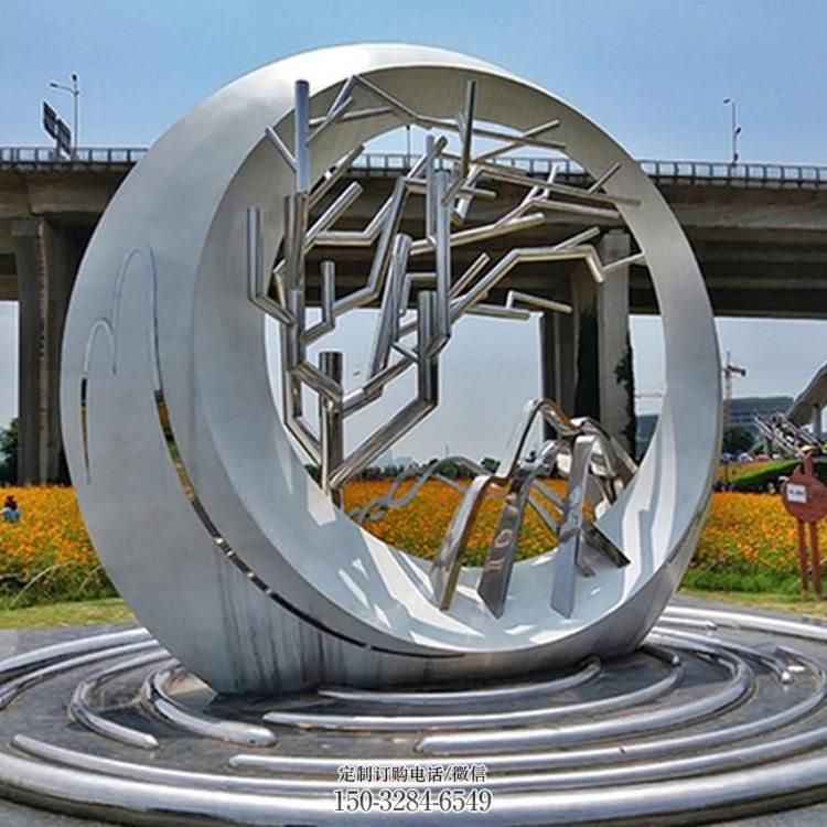 大型圆环雕塑公司,花园小品,不锈钢圆环雕塑提供 大型圆环雕塑公司,花园小品,不锈钢圆环雕塑提供