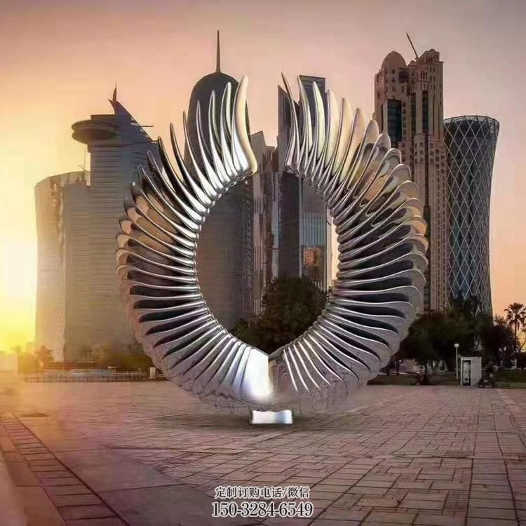 纪念圆环雕塑生产,广场雕塑,不锈钢圆环雕塑展品 纪念圆环雕塑生产,广场雕塑,不锈钢圆环雕塑展品