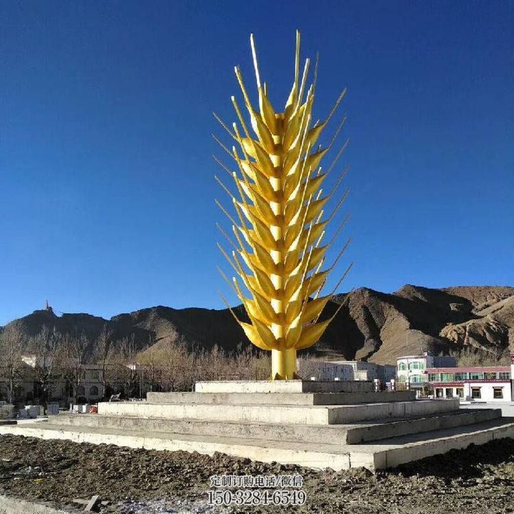 麦穗景观雕塑,农作物标识雕塑,不锈钢城市植物雕塑 麦穗景观雕塑,农作物标识雕塑,不锈钢城市植物雕塑